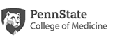 Penn State College of Medicine, with Penn State Nittany Lion logo