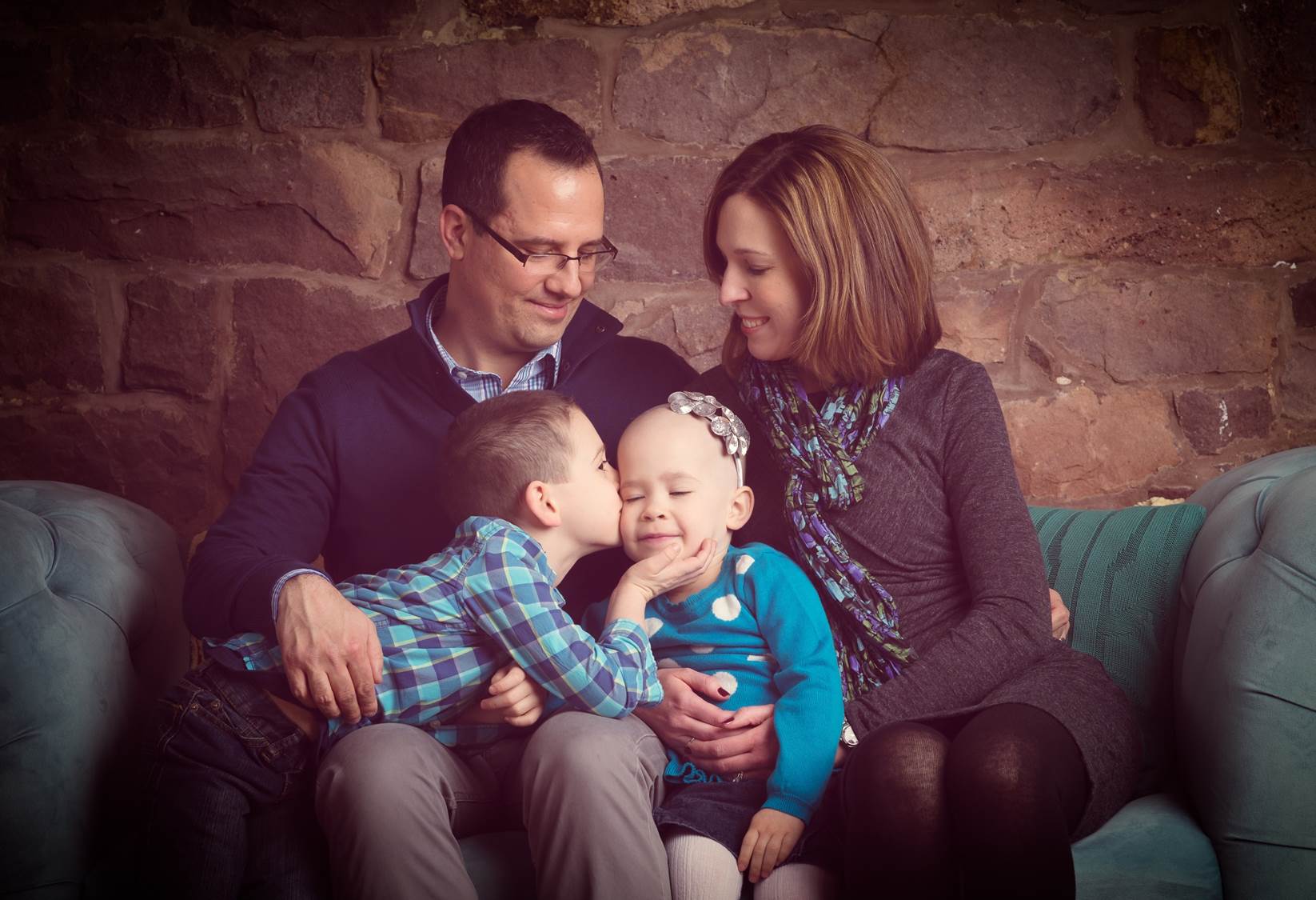 The Hess Family: Brandon, Julie, Owen and Lydia.  Mariposapix Photography/Jen Sheaffer. 