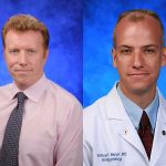 Among those College of Medicine researchers receiving grants in July 2017 were, from left, Dr. Andrea Hobkirk, Dr. Jonathan Foulds, Dr. Matthew Moyer and Dr. Dajiang Lu. The image is a collage of professional headshots of the four researchers.