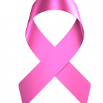 Breast cancer awareness pink ribbon