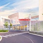 A rendering of the expanded Emergency Department at Hershey Medical Center.