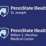 The logos for Penn State Health St. Joseph and Penn State Health Milton S. Hershey Medical Center