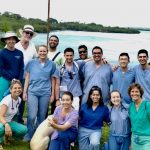 The Penn State College of Medicine San Cristobal group poses for a photo.