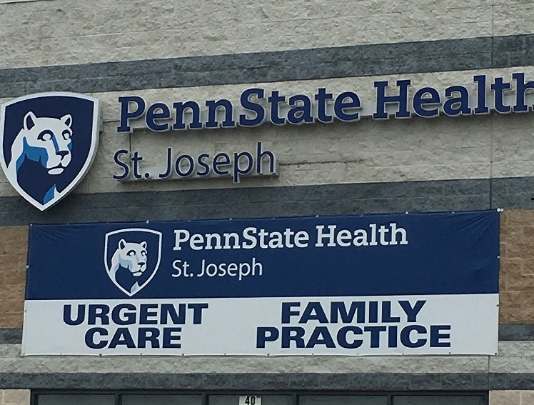 The front of an urgent care building