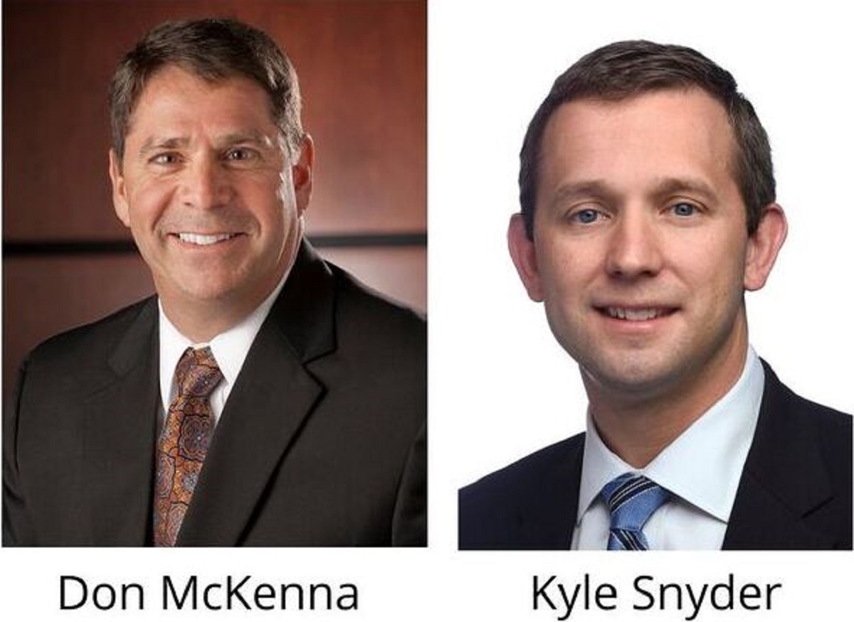 Portraits of Don McKenna and Kyle Snyder.