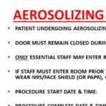 A Power Point slide details “Aerosolizing Procedure.”