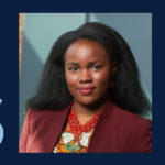 A head-and-shoulders professional portrait of Winnie Adebayo with the words 5 questions.