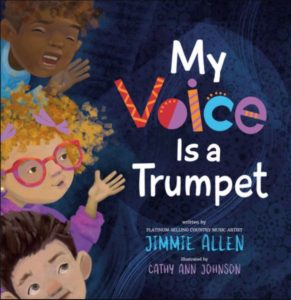 The cover of the book My Voice is a Trumpet by Jimmy Allen.