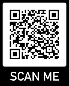 QR code to be scanned with cell phone.