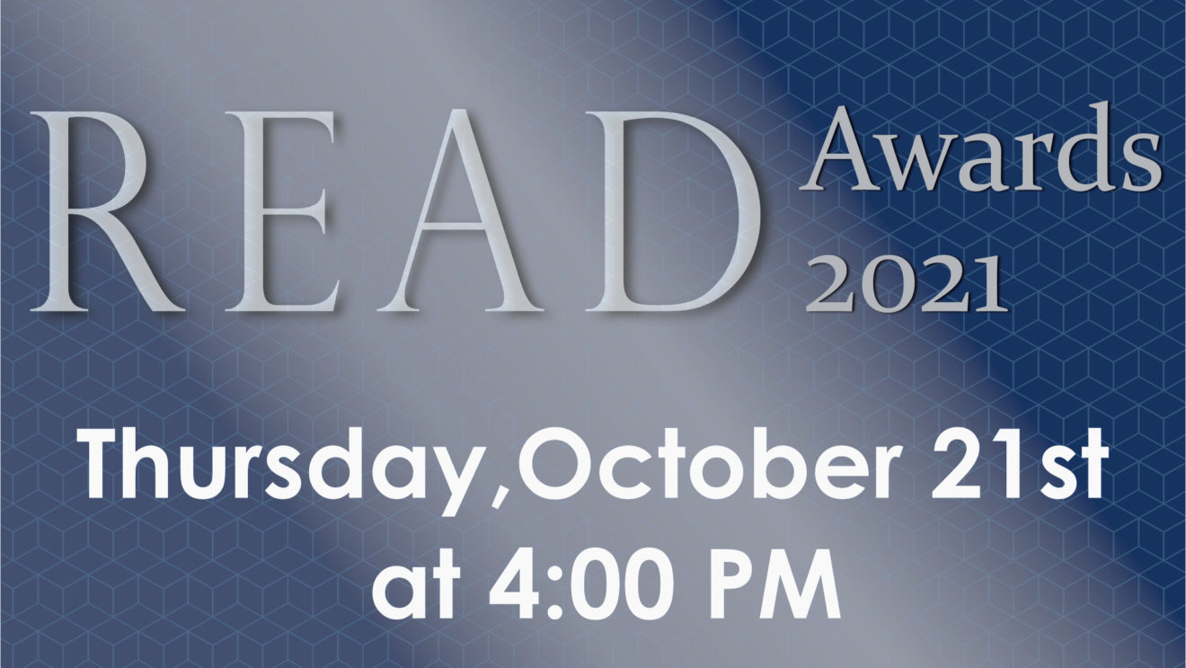READ Awards 2021, Thursday, Oct. 21, at 4 p.m.