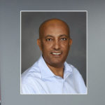 Project ECHO logo with a professional portrait of Yekalo Beyene.