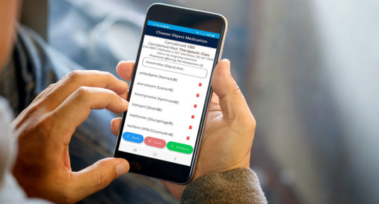 Penn State develops new app that shows how cannabinoids could interact with other medications