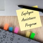 Employee Assistance Program business text on the yellow card.