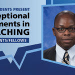 Graphic includes a photo of Dr. Adeshina Adeyemo with the words "Exceptional Moments in Teaching."