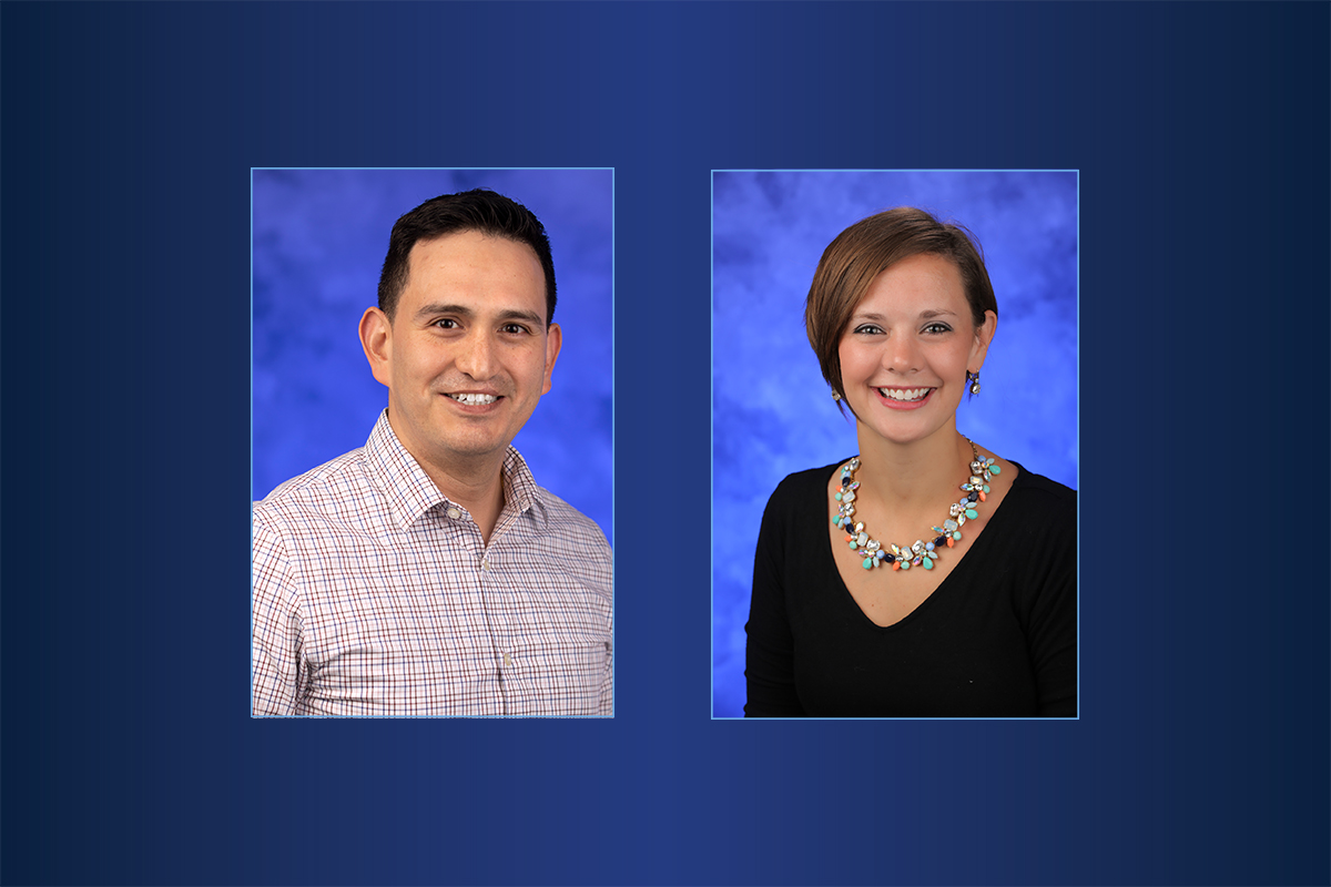 Portraits of Dr. Adrian Zurca and Jenny Rex are shown against a background.