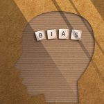 Paper head with the word BIAS spelled inside