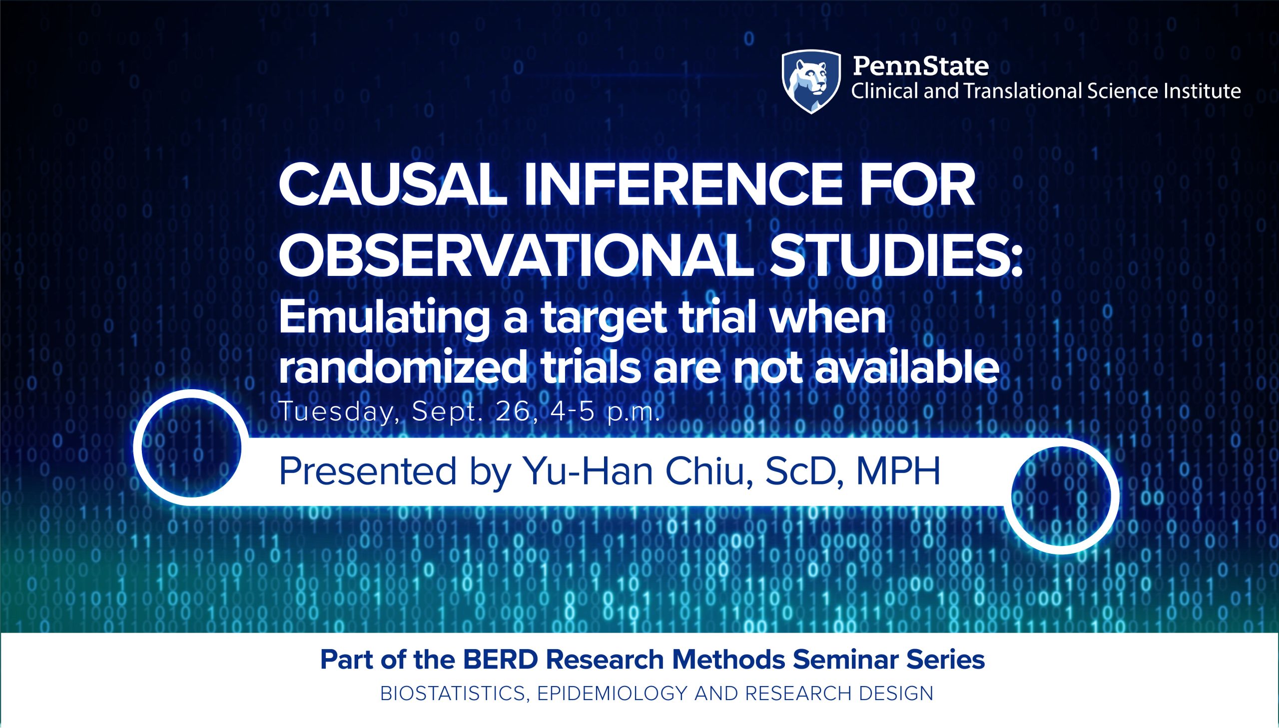 Causal inference for observational studies: Emulating a target trial when randomized trials are not available