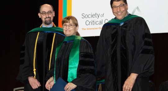 Emeritus faculty member recognized for contributions to critical care medicine