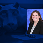 [2:12 PM] McVitty, Vanessa stephens-1200x800.png Caption: Heather Stephens, a neonatal clinical nurse specialist at Milton S. Hershey Medical Center Alt Text: Portrait of lady wearing suit jacket over a patterned shirt, smiling. The portrait is overlaid on an image of a Nittany Lion statue.