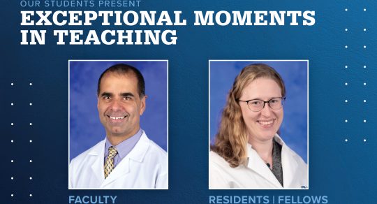 Batra and Dimmock recognized for Exceptional Moments in Teaching