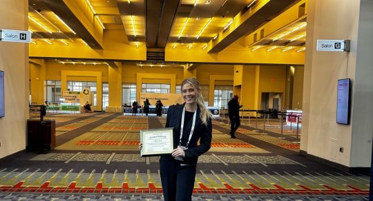 Medical student honored with national APHA award for global health research