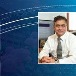 A professional headshot of Dawood Darber, MD, is superimposed on a blue background