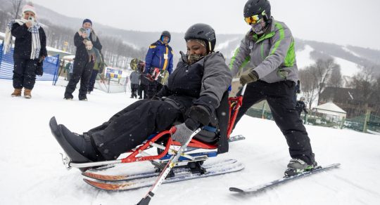 Penn State Health patients take on the slopes at Adaptive Ski Day