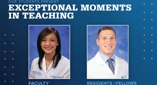 Green and Korek recognized for Exceptional Moments in Teaching