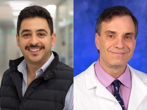 Headshot portraits of Amir Sheikhi and Dino Ravnic, the two Penn State affiliated researchers leading the project.