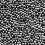 A zoomed in photo material taken from a microscope that showcases the material's unique, oxygen-rich structure