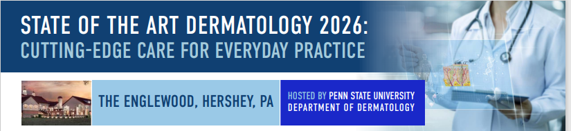 State of the Art Dermatology 2026 banner