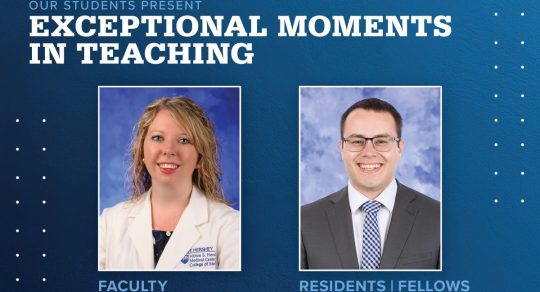 Anderson and Tucker recognized for Exceptional Moments in Teaching
